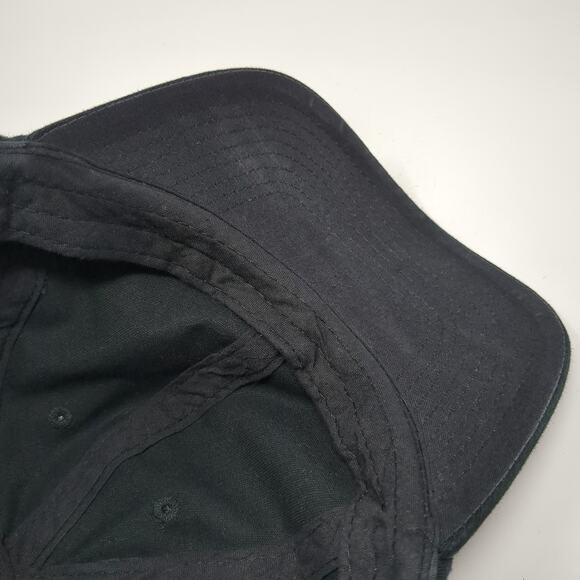 Dalix Slideback Baseball Cap Black One Size Adjustable Vented Holes Blank - Picture 8 of 9